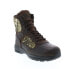 Фото #2 товара Wolverine Manistee 8" W200081 Mens Brown Wide Leather Lace Up Work Boots 11