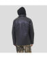 ფოტო #3 პროდუქტის Men's Faux Leather Coach Jacket
