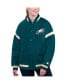 Фото #1 товара Women's Midnight Green Philadelphia Eagles Tournament Full-Snap Varsity Jacket