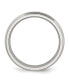 ფოტო #2 პროდუქტის Stainless Steel Polished 6mm Grooved and Beaded Band Ring