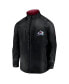 Men's Black Colorado Avalanche Authentic Pro Locker Room Rink Raglan Full-Zip Jacket