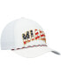 Men's '47 White Miami Hurricanes Stars and Stripes Flag Flutter Hitch Snapback Hat