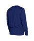Фото #3 товара Men's Blue Brooklyn Nets 2023/24 City Edition Long Sleeve T-shirt