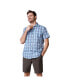 ფოტო #1 პროდუქტის Men's Excursion Short Sleeve Poplin Shirt