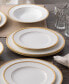Фото #7 товара Rochelle Gold Set of 4 Dinner Plates, Service For 4