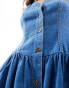 Фото #2 товара Nobody's Child Westbourne midi dress in denim