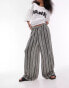 Topshop knitted beach trousers in monochrome