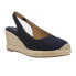 Фото #2 товара Easy Spirit Margie Wedge Espadrille Sling Back Womens Blue Casual Sandals E-MAR