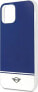 Фото #7 товара Чехол для смартфона MINI Morris iPhone 12/12 Pro 6,1" гранатовый/темно-синий Stripe Collection