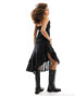 Фото #4 товара Cotton On asymmetric hem cami prairie dress in black