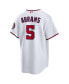 ფოტო #2 პროდუქტის Men's C.J. Abrams White Washington Nationals Home Replica Jersey