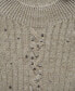 ფოტო #7 პროდუქტის Women's Rhinestone Detail Ribbed Sweater