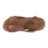 Фото #7 товара Corkys Carley Metallic Studded Wedge Womens Brown Casual Sandals 30-5316-ANBR