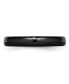 ფოტო #3 პროდუქტის Ceramic Black Polished Wedding Band Ring