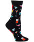 Women's Tropical Drinks Fashion Crew Socks