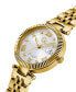 Gc Flair Women's Swiss Gold-Tone Stainless Steel Bracelet Watch 34mm