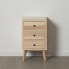 Nightstand MARIE Natural Aspen wood 42 x 40 x 70 cm