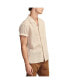 ფოტო #2 პროდუქტის Men's Stripe Seersucker Short Sleeve Shirt