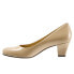 Фото #4 товара Trotters Penelope T1355-130 Womens Beige Leather Pumps Heels Shoes 5.5