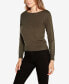 ფოტო #7 პროდუქტის Black Label Women's Embellished Boatneck Sweater