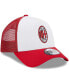 Фото #4 товара Men's White, Red AC Milan Core E-Frame Trucker Adjustable Hat