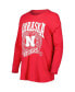 Фото #3 товара Лонгслив Pressbox Nebraska Huskers Scarlet