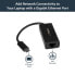 Фото #8 товара StarTech.com USB-C to Gigabit Ethernet Adapter - Black - Wired - USB - Ethernet - 5000 Mbit/s - Black