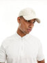 Фото #4 товара Selected Homme cotton mix polo with zip in off white