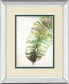 Фото #1 товара Watercolor Plantain Leaves II by Patricia Pinto Mirror Framed Print Wall Art, 34" x 40"