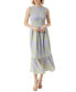 Фото #1 товара Women's Mira Floral-Print Smocked Maxi Dress