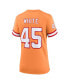 Фото #2 товара Women's Devin White Orange Tampa Bay Buccaneers Throwback Game Jersey