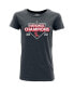 ფოტო #3 პროდუქტის Women's Heathered Navy Ole Miss Rebels 2022 NCAA Men's Baseball College World Series Champions Schedule T-shirt