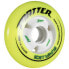 MATTER WHEELS Super Juicy F1 Skates Wheels Бело-желтый, 90 mm - фото #2