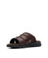 ფოტო #7 პროდუქტის Men's Leather Walkford Easy Slide Sandals