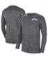 Фото #4 товара Men's Charcoal UCLA Bruins Sideline Game Day Velocity Performance Long Sleeve T-shirt