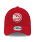 ფოტო #4 პროდუქტის Men's Red Atlanta Hawks Team Classic 39THIRTY Flex Hat