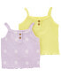 Фото #2 товара Baby 2-Pack Tanks 24M