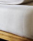 (500 thread count) cotton percale fitted sheet