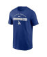 Фото #2 товара Men's Royal Los Angeles Dodgers 2023 NL West Division Champions T-shirt