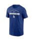 Men's Royal Los Angeles Dodgers 2023 NL West Division Champions T-shirt Синий, S - фото #2