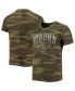 Фото #2 товара Men's Camo Auburn Tigers Arch Logo Tri-Blend T-shirt