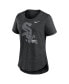 Фото #3 товара Women's Heather Black Chicago White Sox Touch Tri-Blend T-shirt