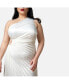 Фото #3 товара Платье Rebdolls plus Size Calla Lily Сатиновое плиссированное миди