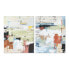 Фото #1 товара Картина Home ESPRIT Абстракция современный 120 x 3,8 x 150 cm (2 штук)