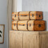 Фото #11 товара Набор сундуков 80 x 41,5 x 25 cm Синтетическая ткань Деревянный (2 Предметы)