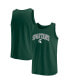 Фото #2 товара Men's Green Michigan State Spartans Block Arch Tank Top
