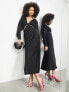 Фото #2 товара ASOS EDITION satin maxi dress with cut out detail in black