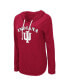 Фото #2 товара Women's Crimson Indiana Hoosiers My Lover Lightweight Hooded Long Sleeve T-shirt