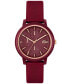 Фото #1 товара Часы и аксессуары Lacoste женские L.12.12 Multi Burgundy Silicone Strap 38мм