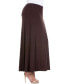 ფოტო #6 პროდუქტის Plus Size Maxi Skirt